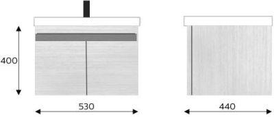 V00163VA ตู้เก็บของใต้อ่าง สำหรับ C0156 C005907