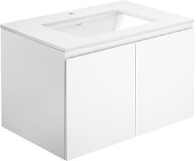 V0511WH ตู้เก็บของใต้อ่างล้างหน้าแบบแขวนผนัง สำหรับอ่าง C05117