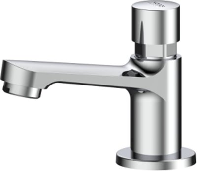 KF-01-605-50 ก๊อกเดี่ยวอ่างล้างหน้าแบบกดปิดอัตโนมัติ