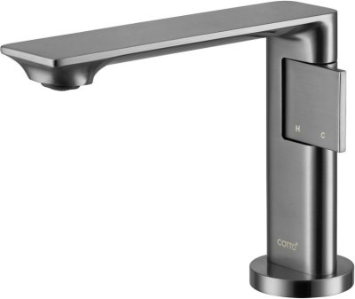 CT2361A#GG ก๊อกผสมอ่างล้างหน้าพร้อมสายน้ำดี รุ่น QUAD