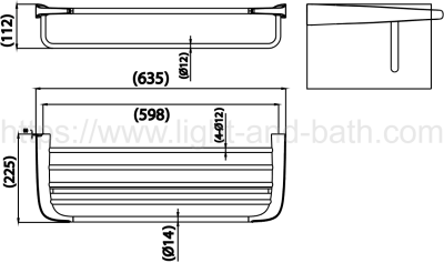 CT0345(HM) ชั้นวางผ้า รุ่น PURUS