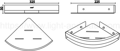 CT0365#BL(HM) ชั้นวางเอนกประสงค์สีดำ รุ่น AKI