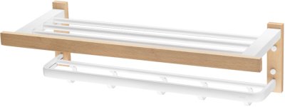 CT0362#WH ชั้นวางผ้า สีขาว รุ่น AKI