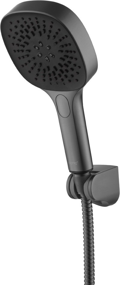 ZH026#GG(HM) ฝักบัวพร้อมสาย 3 ฟังก์ชั่น สีเทาด้าน