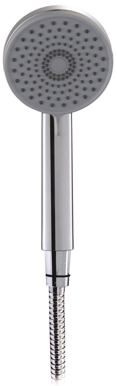 KS-19-233-50 ฝักบัวสายอ่อน ปรับน้ำ 3 ระดับ Ø 9.8 ซม. พร้อมสายสเตนเลส