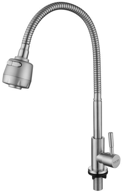 KF-79-519-63 ก๊อกซิงค์เดี่ยวติดบนเคาน์เตอร์ แบบงวงอิสระ ปรับน้ำ 2 ฟังก์ชั่น