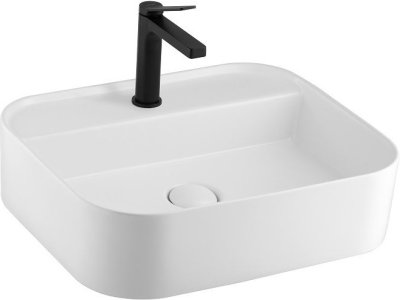 C00125#MWH อ่างล้างหน้า แบบวางบนเคาน์เตอต์ รุ่น KLIRR สีขาวด้าน