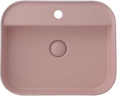 C00125#PQ อ่างล้างหน้า แบบวางบนเคาน์เตอต์ รุ่น KLIRR สีชมพูควอตซ์