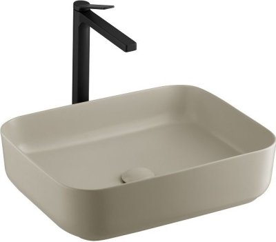 C00126#LB อ่างล้างหน้า แบบวางบนเคาน์เตอต์ รุ่น KLIRR สีเบจอ่อน