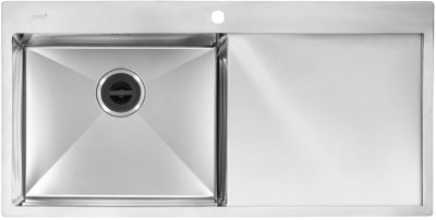 CT81001SDP อ่างซิงค์สเตนเลส 1 หลุม 1 ที่พักจาน