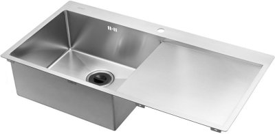 CT81001SDP อ่างซิงค์สเตนเลส 1 หลุม 1 ที่พักจาน