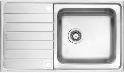 CT8861SD อ่างซิงค์สเตนเลส 1 หลุม 1 ที่พักจาน