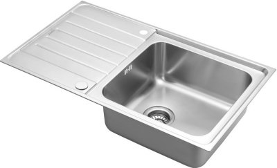 CT8861SD อ่างซิงค์สเตนเลส 1 หลุม 1 ที่พักจาน