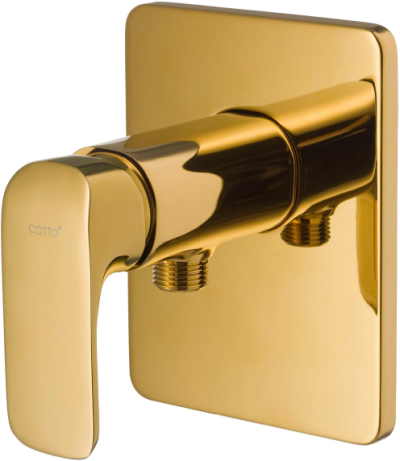 CT1134A#GR วาล์วเปิด-ปิดน้ำแบบก้านโยกสำหรับฝักบัว (สีทอง) รุ่น SCIROCCO SENSE