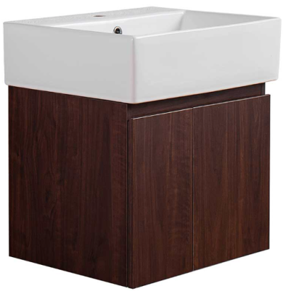 J BC-9905-50/SET ชุดอ่างล้างหน้าพร้อมตู้สีดำ ขนาด 50 ซม.