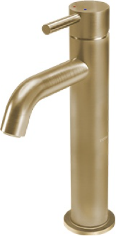 TX116LESV4DN#BG ก๊อกผสมอ่างล้างหน้าแบบก้านโยก ทรง Semi-tall พร้อมสะดือป๊อปอัพ