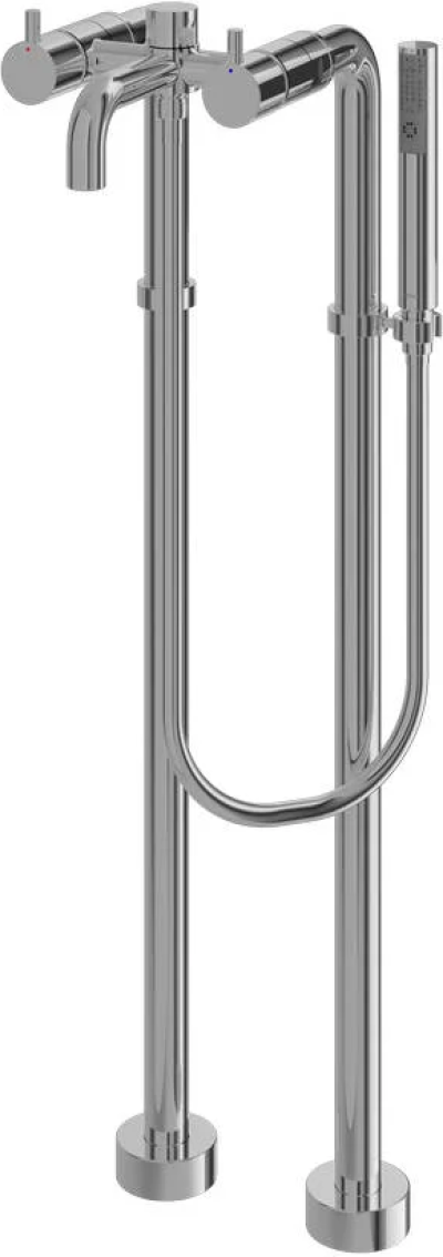 TX445SESMV3 ก๊อกผสมสำหรับลงอ่างอาบน้ำแบบตั้งพื้น พร้อมชุดฝักบัวสายอ่อน
