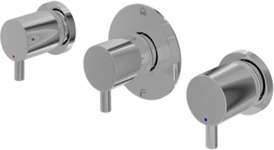 TX469SESBR#PFG ก๊อกผสมสำหรับยืนอาบน้ำ ชนิดฝังผนัง พร้อมชุดเปลี่ยนทิศทางน้ำ รุ่น EGO II