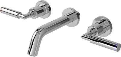 TX118LEL ก๊อกผสมอ่างล้างหน้าแบบก้านโยก ชนิดฝังผนัง ไม่รวมสะดือ