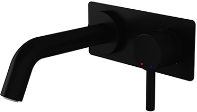 TX120LESN#MB ก๊อกผสมอ่างล้างหน้าแบบก้านโยก ชนิดฝังผนัง ไม่รวมสะดือ