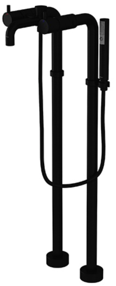 TX445SESMV3#MB ก๊อกผสมสำหรับลงอ่างอาบน้ำแบบตั้งพื้น พร้อมชุดฝักบัวสายอ่อน