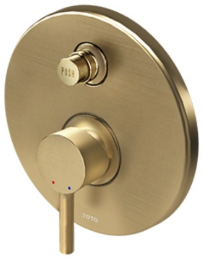 TX442SESN#BG ก๊อกผสมสำหรับลงอ่างอาบน้ำและยืนอาบ ชนิดฝังผนัง พร้อมชุดเปลี่ยนทิศทางน้ำ