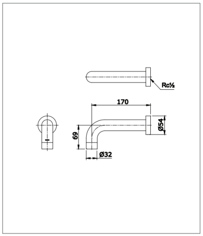 TX441SE#MB ชุดทางน้ำออกสำหรับอ่างอาบน้ำ