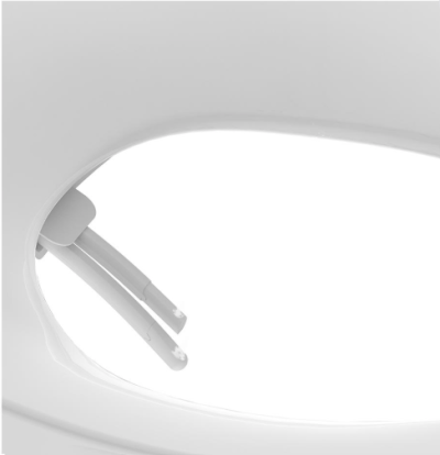 ECP-02-321-11 ฝารองนั่งอเนกประสงค์ทรงอีลองเกตแบบไม่ใช้ไฟฟ้า ปรับ 2 ฟังก์ชั่น พร้อมระบบ soft close