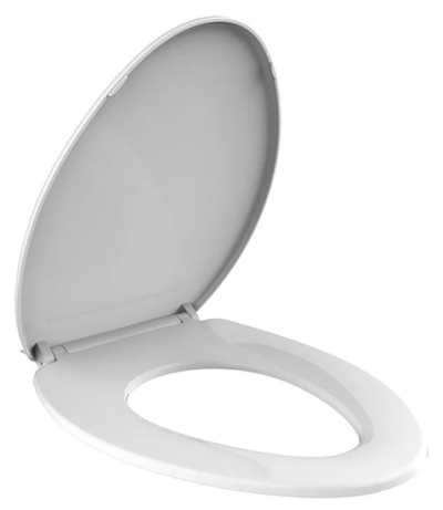 ECP-02-301-11 ฝารองนั่งธรรมดาทรงอีลองเกต พร้อมระบบ soft close