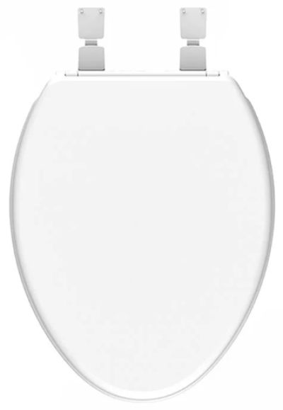 ECP-02-301-11 ฝารองนั่งธรรมดาทรงอีลองเกต พร้อมระบบ soft close