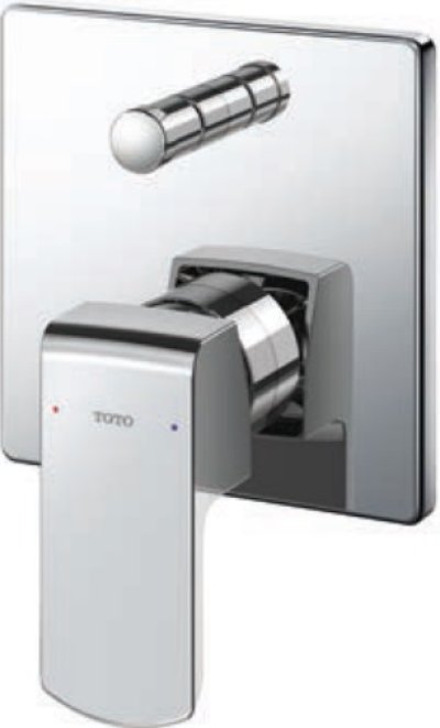 TBG02304T ก๊อกผสมยืนอาบน้ำชนิดฝังผนังพร้อมชุดเปลี่ยนทิศทางน้ำ