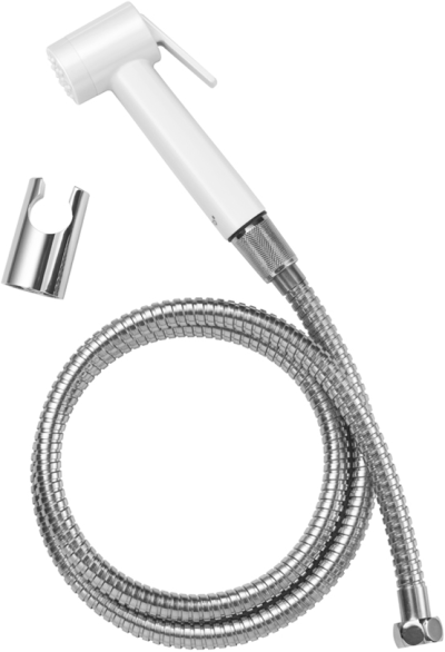 CT9916#WH(HM) สายฉีดชำระหัวใหญ่สีขาว