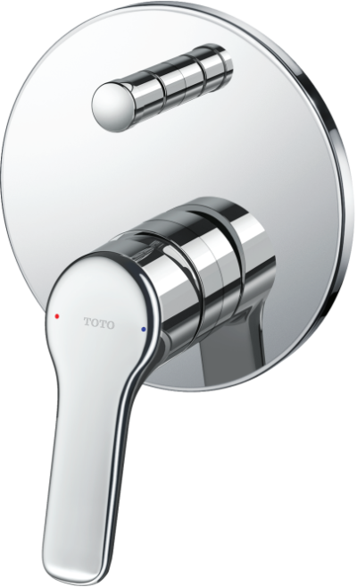 TBG03304T ก๊อกผสมยืนอาบน้ำชนิดฝังผนังพร้อมชุดเปลี่ยนทิศทางน้ำ