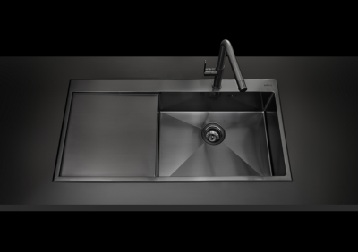 SCS1001GM อ่างล้างจาน 1 หลุม 1 ที่พัก