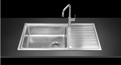 ELB101BM อ่างล้างจาน 1 หลุม 1 ที่พัก