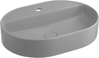 C00361 MSL อ่างล้างหน้า แบบวางบนเคาน์เตอร์ รุ่น SENSATION CAPSULE (สีเทาด้าน)