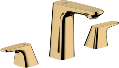 A-1703-130B-CS (FFAS1703-101GL0BT0) ก๊อกผสมอ่างล้างหน้า แบบ 3 รูก๊อก ไม่รวมสะดือและสต๊อปวาล์ว รุ่น SIGNATURE