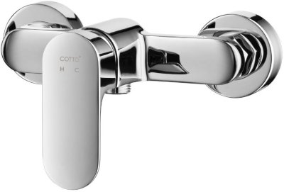 CT2376A ก๊อกผสมยืนอาบ แบบติดผนัง รุ่น LEOS