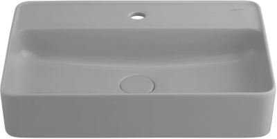 C00360 MSL อ่างล้างหน้า แบบวางบนเคาน์เตอร์ รุ่น SENSATION RECTANGLE (สีเทาด้าน)