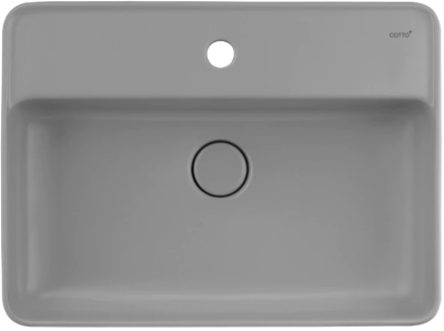 C00360 MSL อ่างล้างหน้า แบบวางบนเคาน์เตอร์ รุ่น SENSATION RECTANGLE (สีเทาด้าน)