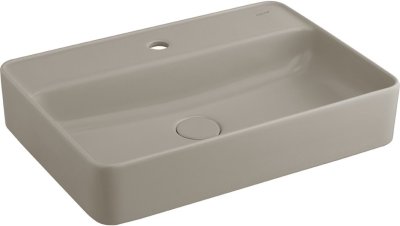 C00360 MIR อ่างล้างหน้า แบบวางบนเคาน์เตอร์ รุ่น SENSATION RECTANGLE (สีเบจด้าน)