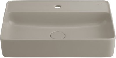 C00360 MIR อ่างล้างหน้า แบบวางบนเคาน์เตอร์ รุ่น SENSATION RECTANGLE (สีเบจด้าน)