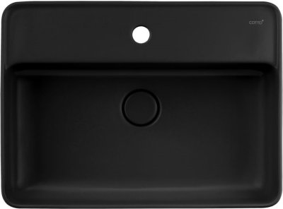 C00360 MBK อ่างล้างหน้า แบบวางบนเคาน์เตอร์ รุ่น SENSATION RECTANGLE (สีดำด้าน)