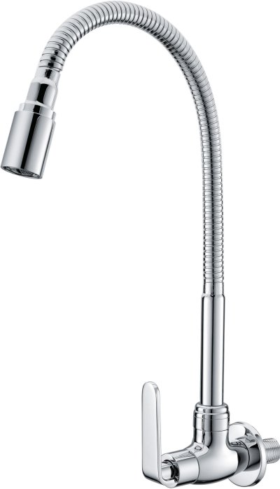 KF-66-539-50 ก๊อกซิงค์ (น้ำเย็น) แบบติดผนัง