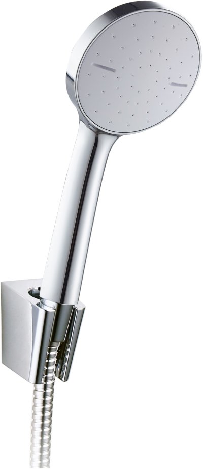 KS-01-231-50 ฝักบัวสายอ่อน 1 ระดับ ขนาด Ø 10 ซม. พร้อมสายสเตนเลส 304