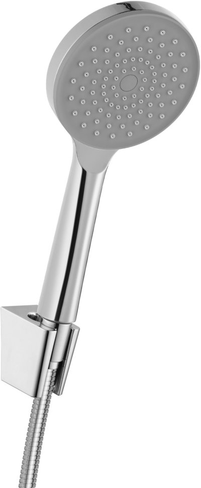 KS-44-231-50 ฝักบัวสายอ่อนปรับน้ำ 1 ระดับ ขนาด Ø 11.5 ซม. พร้อมสายสแตนเลส 304