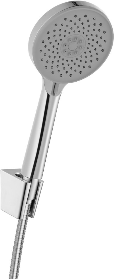 KS-44-233-50 ฝักบัวสายอ่อนปรับน้ำ 3 ระดับ ขนาด Ø 11.5 ซม. พร้อมสายสแตนเลส 304