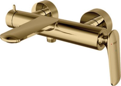 CT2397A#BGR ก๊อกผสมลงอ่างอาบน้ำแบบก้านโยก สีทองด้าน รุ่น XQUISIA