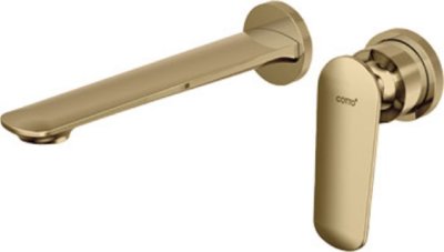 CT1400A#BGR ก๊อกเดี่ยวอ่างล้างหน้าแบบก้านโยกชนิดฝังผนัง สีทองด้าน รุ่น XQUISIA