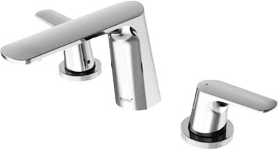 CT2394A ก๊อกผสมอ่างล้างหน้าแบบก้านโยก เซ็นเตอร์ 8 นิ้ว สีโครเมี่ยม รุ่น XQUISIA